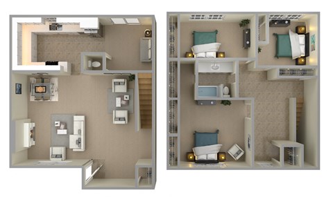 Colonial Village Apartments Floor Plan